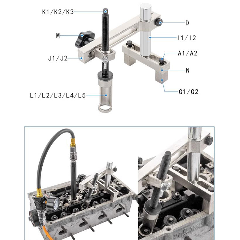 Cylinder Head Service Set Tool – обзор и цена Spring Compressor Tool