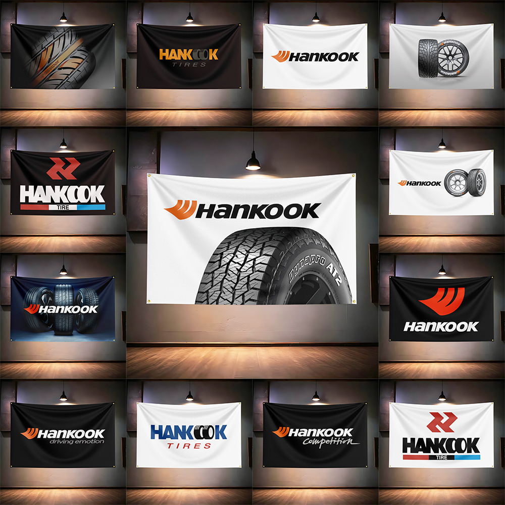 Han-kooks Tires Flag 3x5ft 90x – обзор и цена Auto Repair Shop Banners