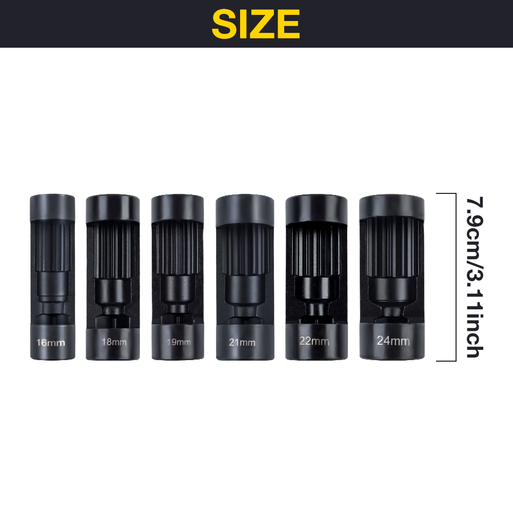 6PCS Suspension Stud Nut Socke – обзор и цена Spring Compressor Tool