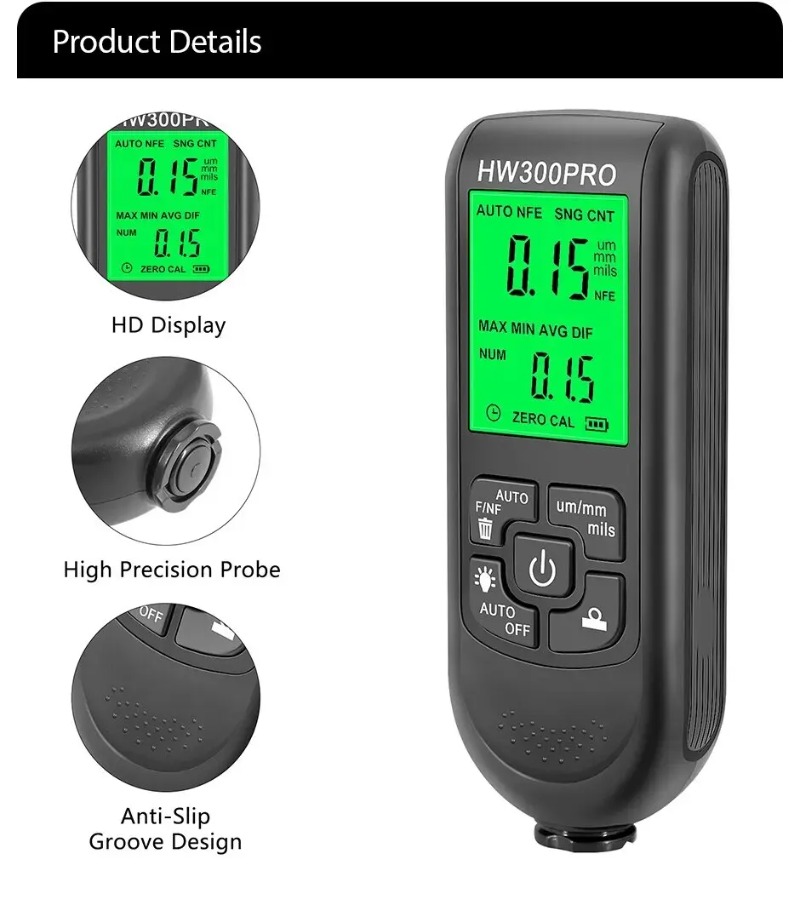 HW-300PRO Car Paint Film Autom – обзор и цена Paint Thickness Gauge