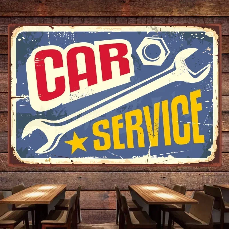 CAR SERVICE Wall Decor Banner  – обзор и цена Auto Repair Shop Banners