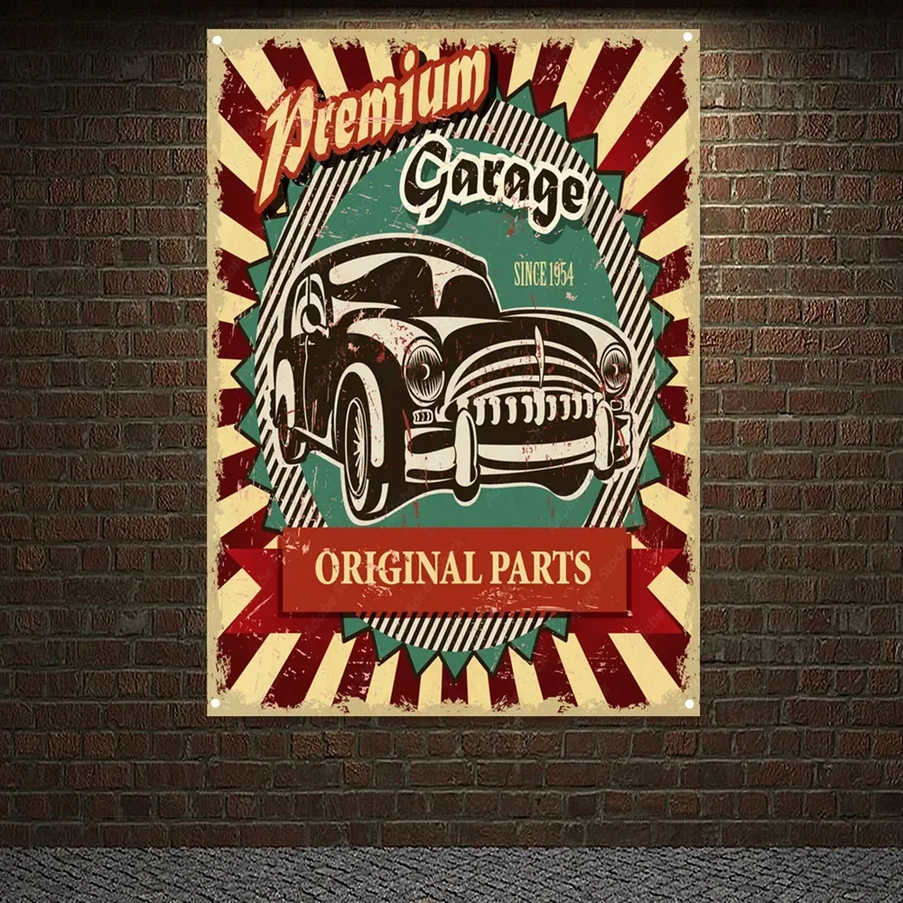 Premium Garage Vintage Car ORI – обзор и цена Auto Repair Shop Banners