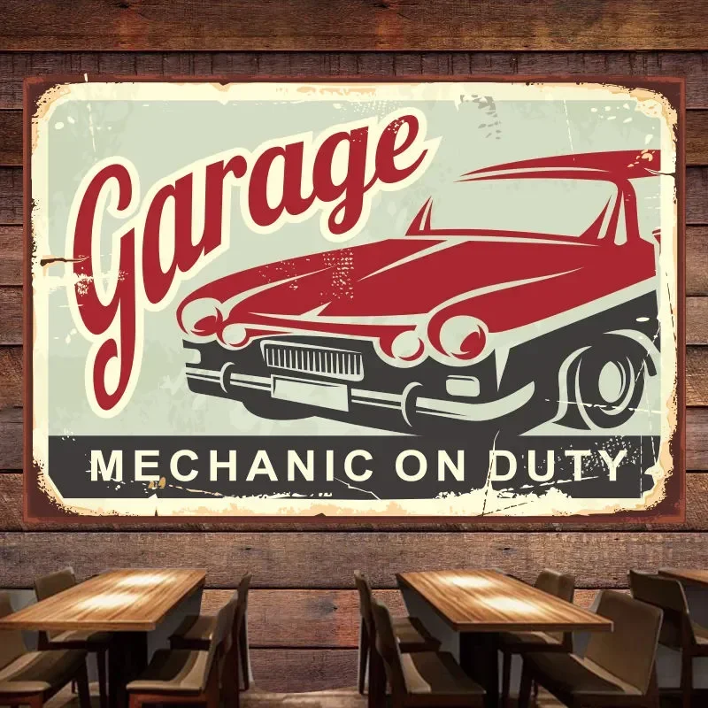 MECHANIC ON DUTY Vintage Cars  – обзор и цена Auto Repair Shop Banners