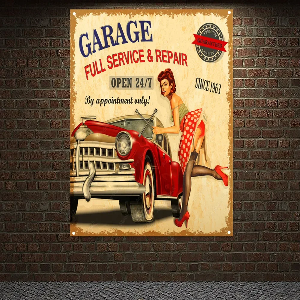 Vintage CAR Full SERVICE & REP – обзор и цена Auto Repair Shop Banners
