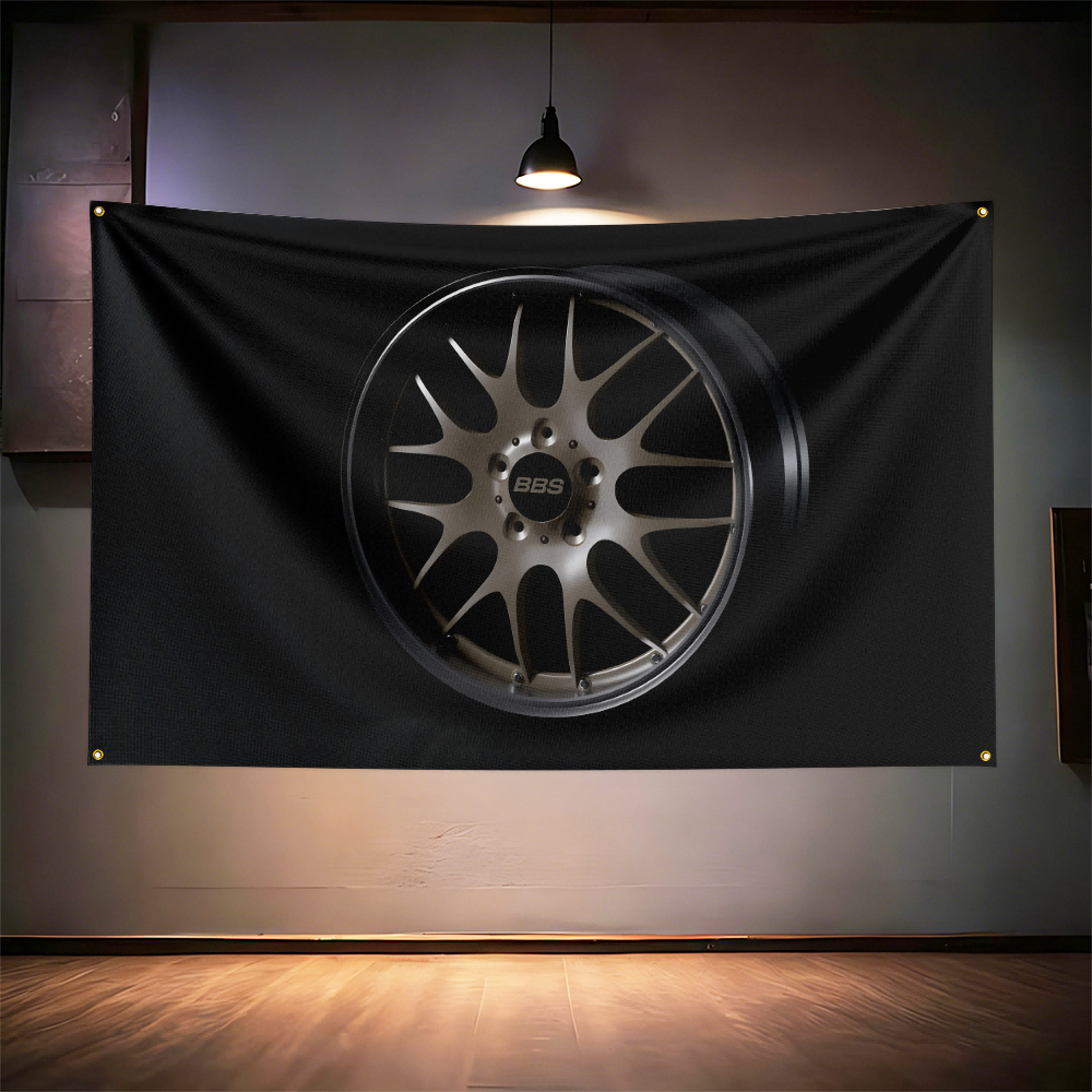 B-B-Ss Wheel Fans Flag 3x5ft 9 – обзор и цена Auto Repair Shop Banners