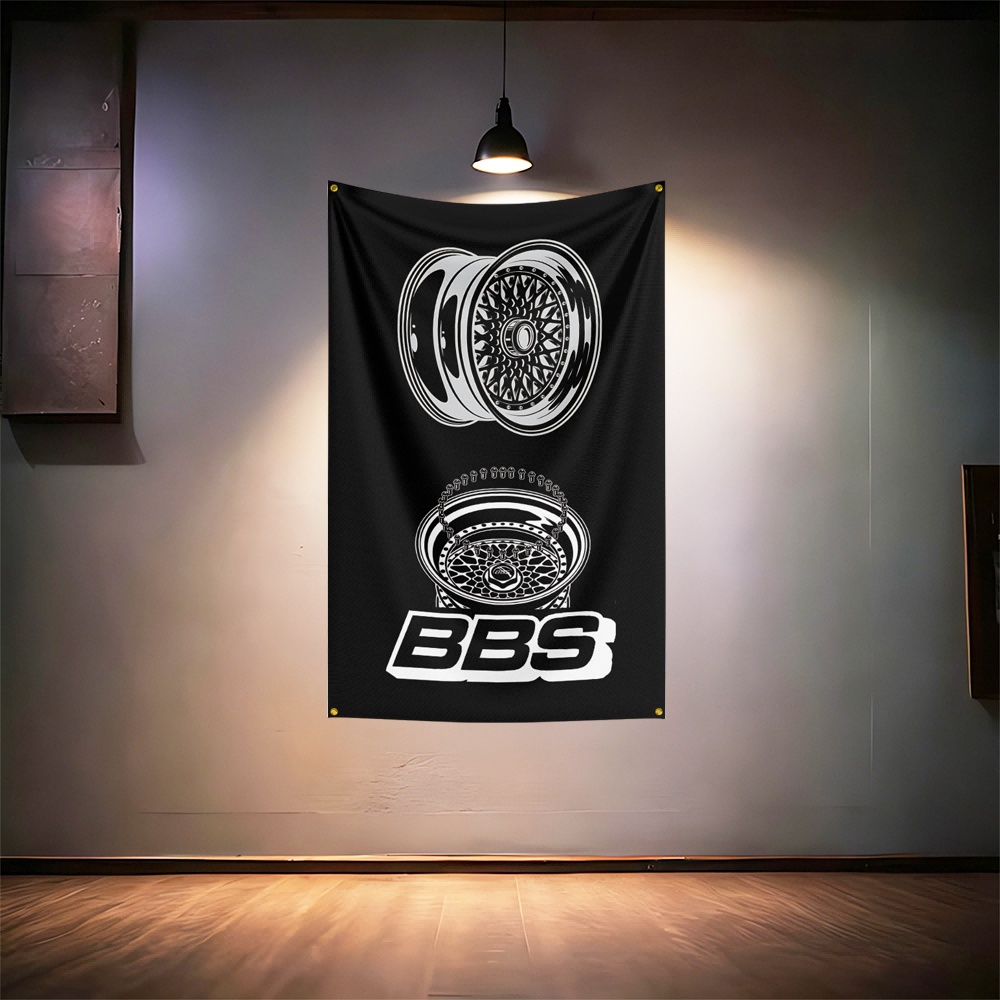 B-B-Ss Wheel Fans Flag 3x5ft 9 – обзор и цена Auto Repair Shop Banners